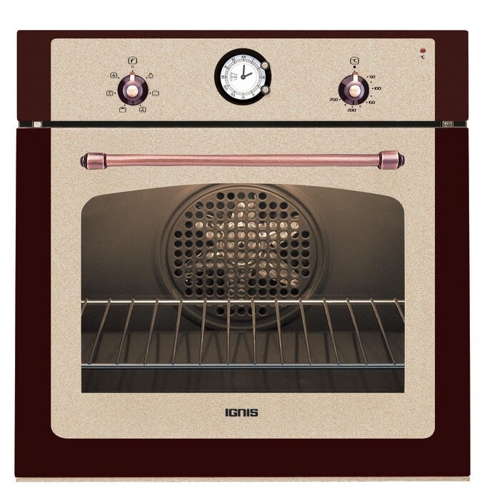 IGNIS AKS 236/AE FORNO ELETTRICO DA INCASSO MULTIFUNZIONE 53 L MARRONE A  2500 W - KeepCost.com